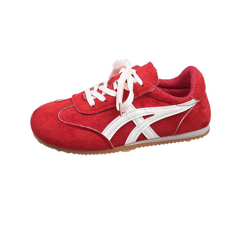 Forrest Gump shoes flat women's shoes 2025 German training shoes versatile new spring and summer retro feet small casual sports shoes