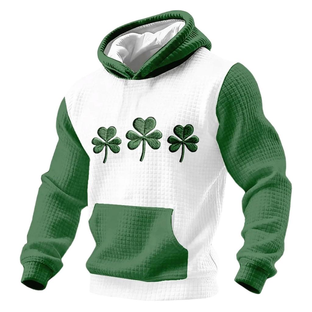 Herren Irisch Freizeit Grafik Strickpullover Freizeithemd Urlaubsoutfit