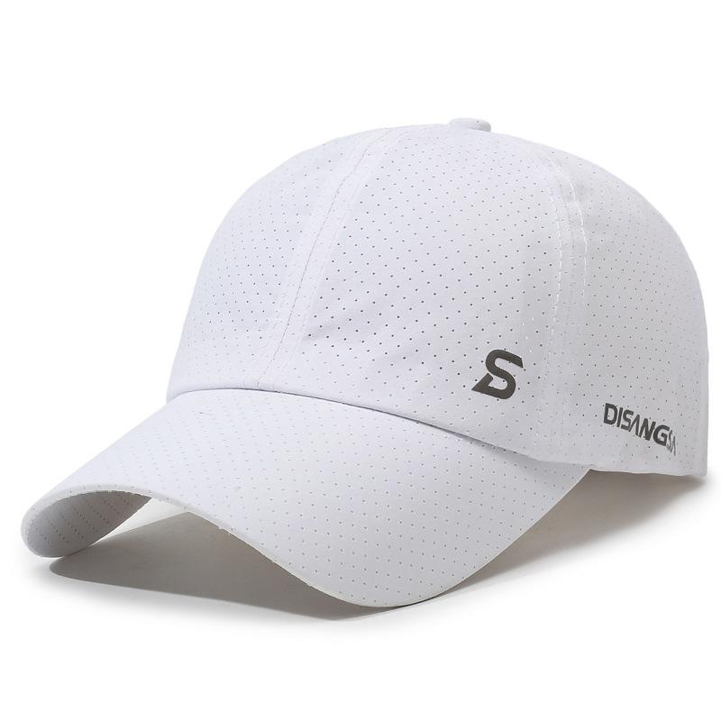 New quick-drying perforated baseball cap sunscreen breathable fashion running sports cap outdoor fishing visor hat