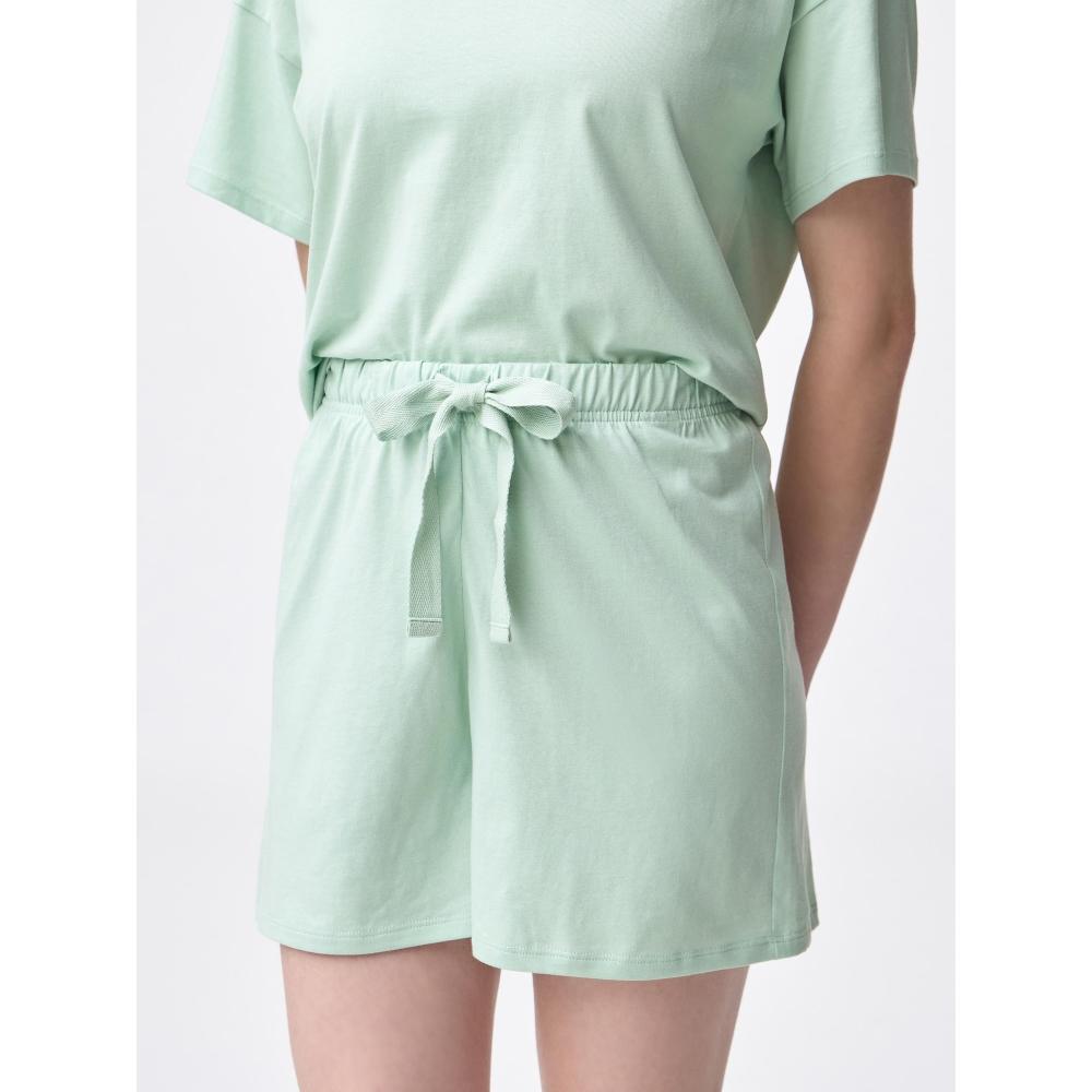 Gu By Uniqlo Cotton Color Lounge Set  Short Sleeve   Shorts 