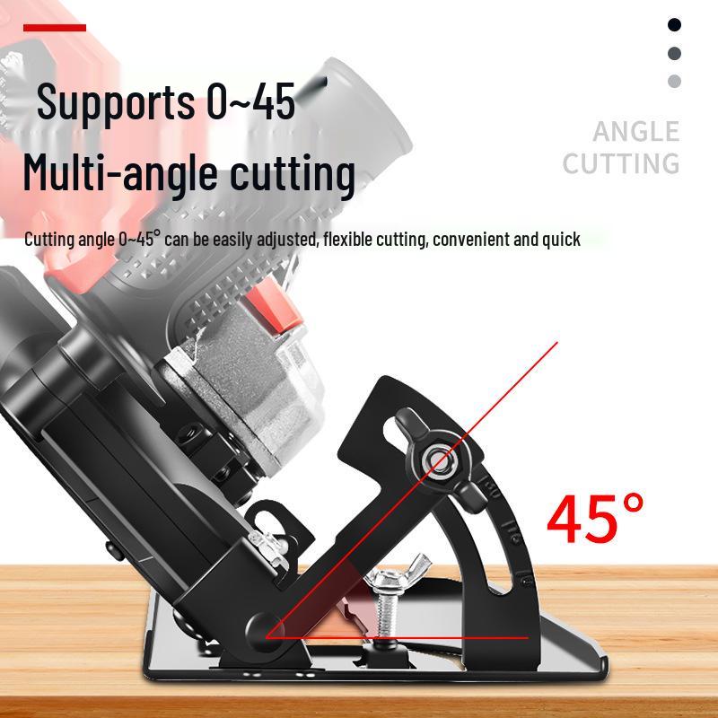 Electric Saw Slotting Base & Dust Cover for Angle Grinder Modification