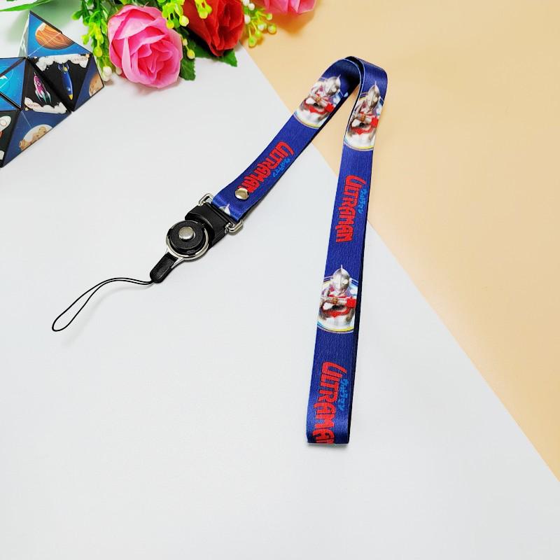 Cartoon Phone & ID Lanyard: Detachable Swivel Strap, Ideal for Work Badge & Phone Case