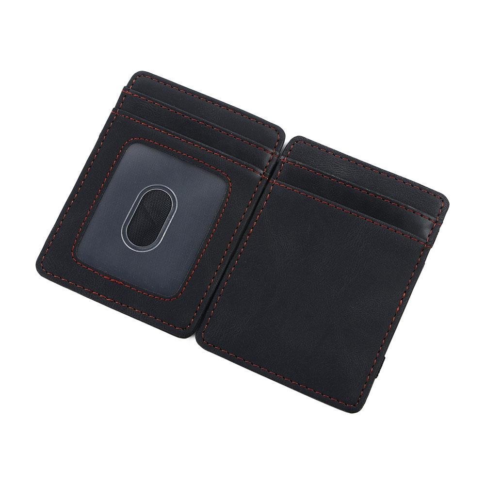 ID Card Case Men With Ribborn Gift Card Cover Cash Clip Magic Wallet Money Clips Mini Coin Purse