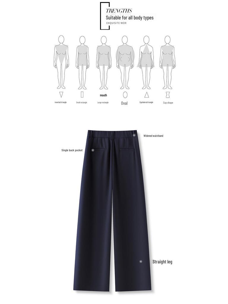 Women's Tencel Acetate Loose Fit Draping Casual Pants - Slimming, Versatile, Narrow To Wide Leg (Spring 2025)
