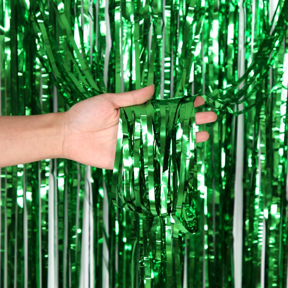 4 Bright Meter Shiny Rain Curtain For Captivating Party Decor And Displays Holiday