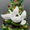 1pcs Peace Pigeon Ornaments Lifelike Friendship Pigeon Decorative Pendant Home Decoration Decor For Thanksgiving Christmas