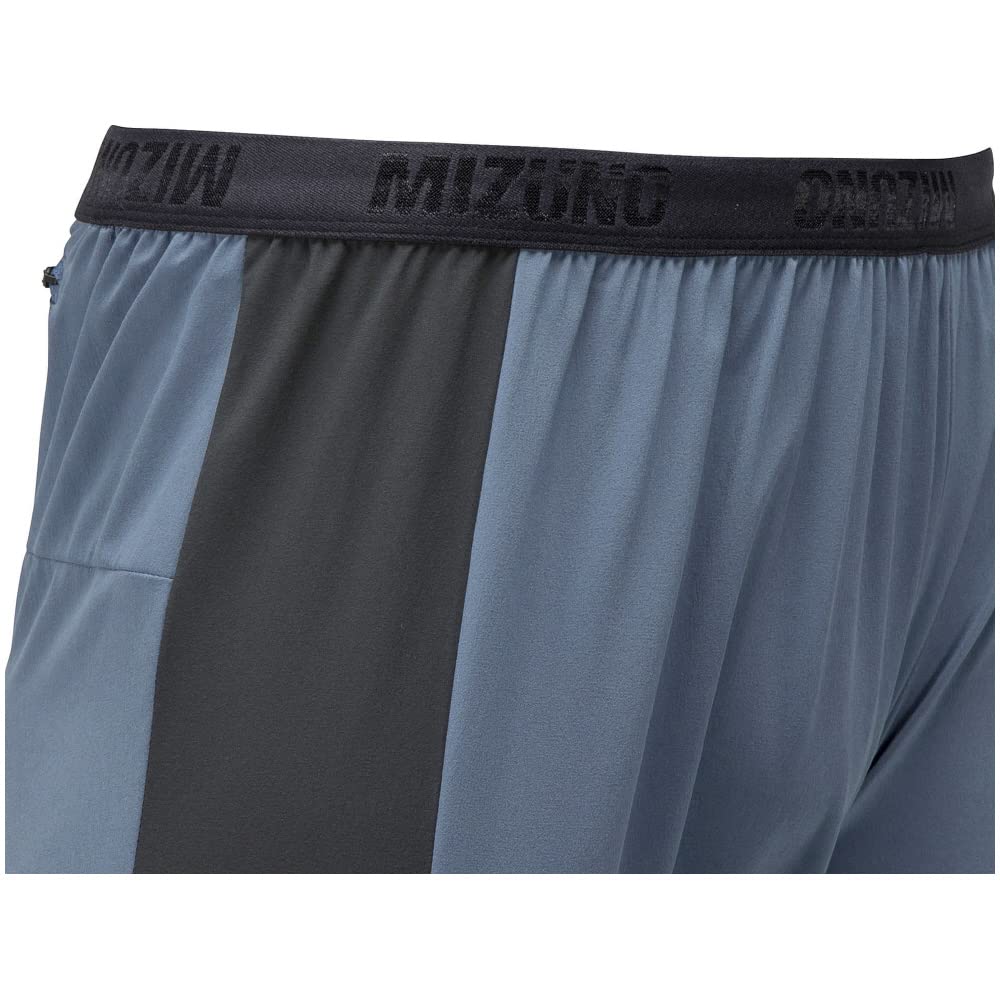 Mizuno Running Wear Dry Stretch Pants Sustainable Stretchable Aurora Reflective J2MBA004 China Blue M (Aurora) Sweat-Absorbent Quick-Drying Men's