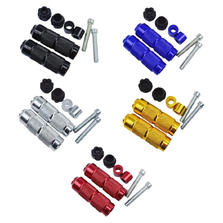 Aluminium Motorfiets Voetsteunen Pedaal voor Stabiliteit en Comfort Zonder Installatie-instructies, Verbeterde Rijveiligheid