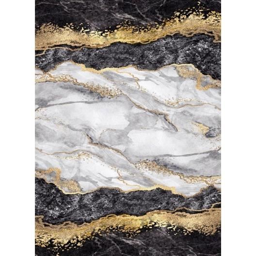 Tapis de salon GOLD, Black Dimensions - 80x150