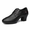 Women Mid Heel Latin Dance Shoes Ballroom Ladies Girls Modern Jazz Dance Shoes White Black Salsa Dancing Shoes Teacher Shoe