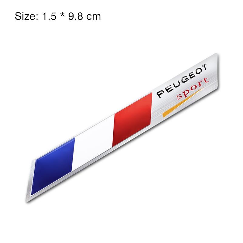 

2026 Hot Car Sticker Car Styling Sticker 3D Aluminum Tail Emblem Badge Body Decal For Peugeot 408 4008 308 3008 5008 508 2008 20