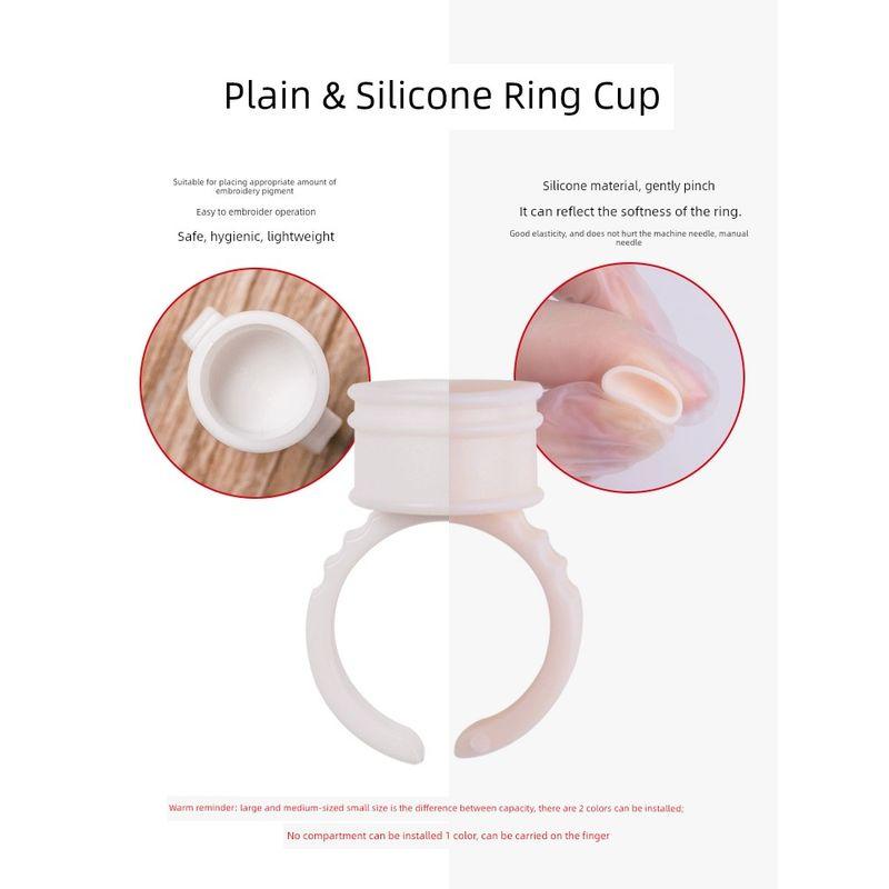 Tattoo Ring Tattoo Embroidery Pigment Cup Tattoo Ring Tattoo Embroidery Products Grafting Eyelash Ring Tattoo Embroidery Products Tools