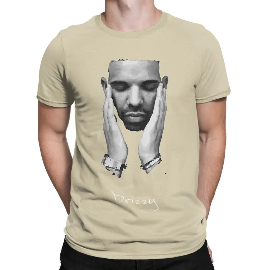 Drake Drizzy Rapper New Album Men T Shirt Novelty Tees Short Sleeve Crewneck T-Shirt 100% Cotton Plus Size Clothing