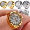 Punk Quartz Finger Watch Ring for Women Men Gothic Watches Rings Digital Watch Elastic Stretchy Rings Jewelry Clock Gift