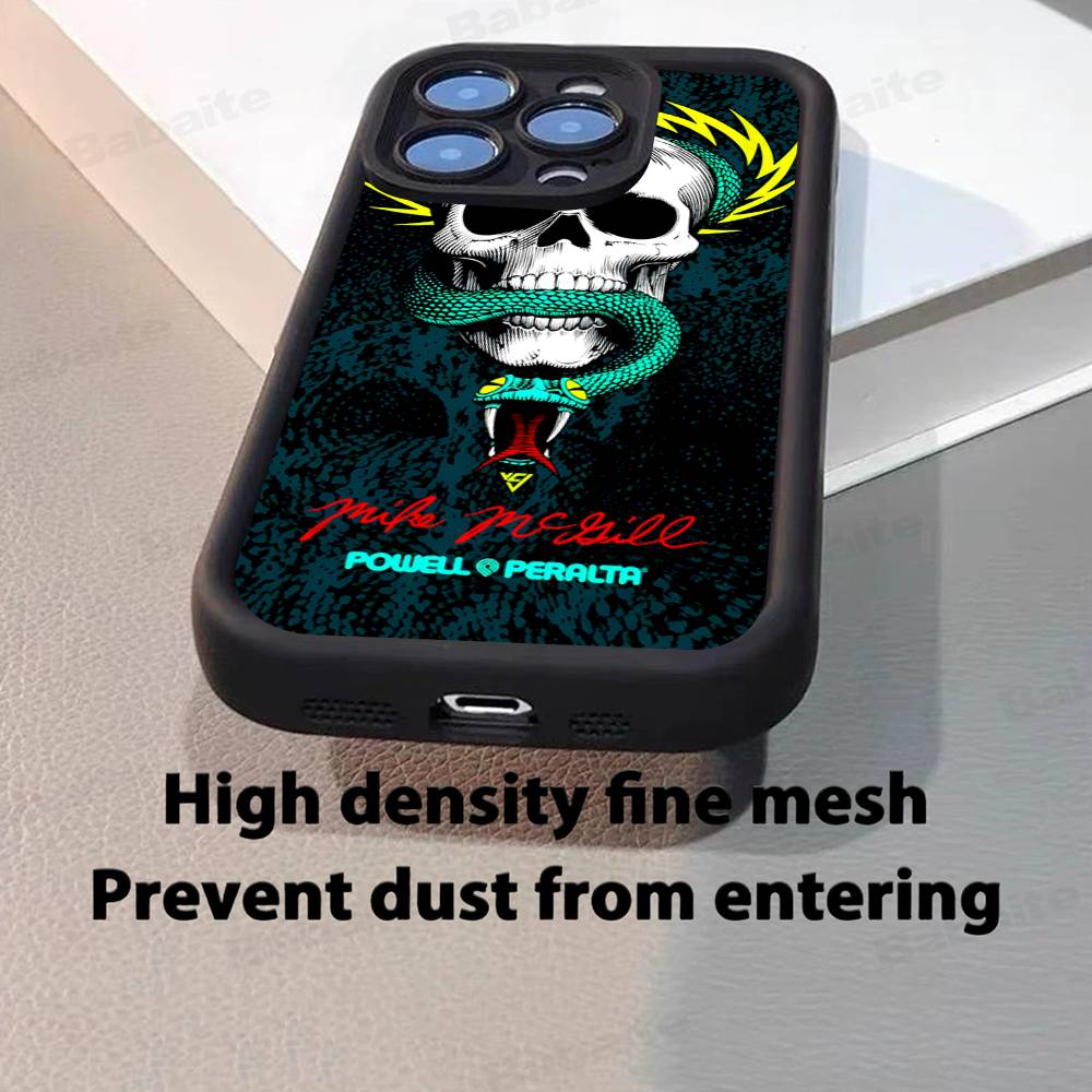 P-Powell P-Peralta Telefoonhoesje Voor IPhone 17 16 15 14 13 12 11 Pro Max Plus Mini Geluk Hoesje