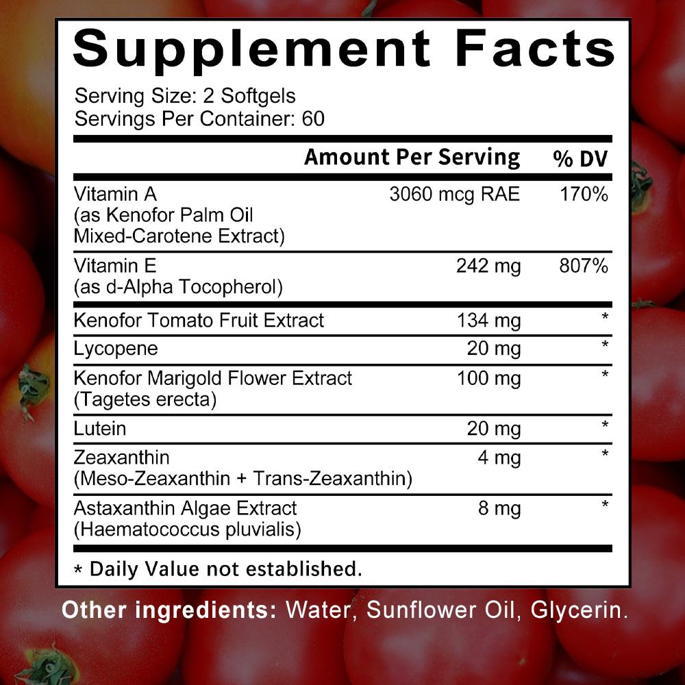 Lutein schützt die Augen und erhält das Sehvermögen.. 120 Kapseln.