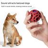 Pet Toy Silicone Ball Shape Bite-Resistant Puppy Chew Toy Relieves Boredom Grid Texture Teeth Cleaning Toy