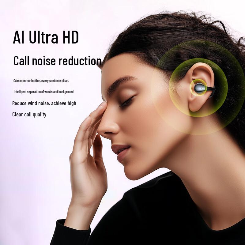 Langsdom TS20 Open-Ear Clip-on Bluetooth Wireless Headphones for Sports & Running (2025 Model)