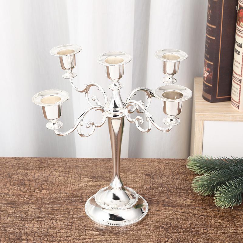 Elegant European Candlestick for Weddings, Candlelight Dinners, and Home Decor