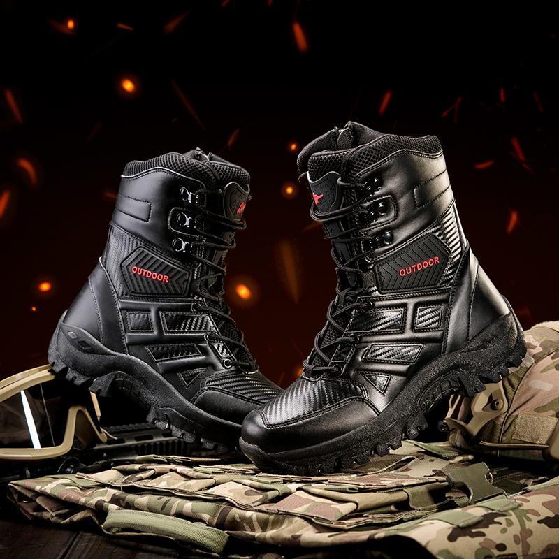 Ultralight Outdoor training shoes Tactical Boots Men Outdoor Sports Hunting Hiking Shoes Field Training Military Boot 38-46.