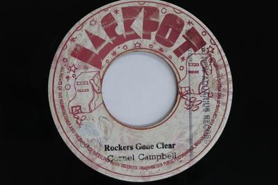 7inch Record CORNELL CAMPBELL - Rockers Gone Clear NONE JACKPOT Jamaica Reggae, Ska & Dub Used