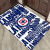 Cruz Azul Carpet Rug for Living Room Bedroom Home Sofa Decoration,Kids play Non-slip Floor Mat