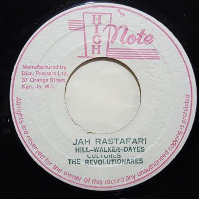 7inch Record CULTURE, THE REVOLUTIONARIES - Jah Rastafari / Jah Version NONE High Note Jamaica Reggae, Ska & Dub Used
