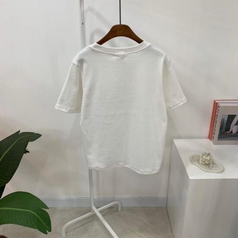 C S In The Room EmoTion leTTerIng baSiC T ShirT 3Color