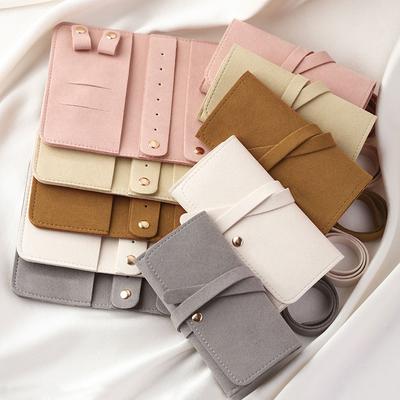 Lightweight Jewelry Organizer Roll Waterproof Foldable Travel Storage Bag for Women Girls Necklaces Rings Earrings Bracelet 2025