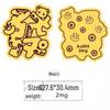Pure Gold "Princess Luck" Phone Sticker – Wealth & Treasure Gold Leaf Design for Prosperity & Fortune