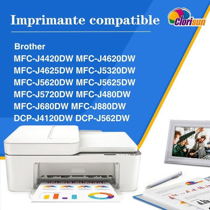 TRAHOO-LC 223 Ink Cartridges for Brother LC223 LC221 Black Cyan Magenta Yellow Compatible for Brother MFC-J480DW J5620DW [J97]