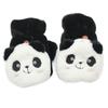 Cute Panda Flip Half Finger Gloves Imitation Rabbit Hair Warm Gloves Warm Mittens