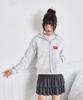 Pagesiisii Sisi Assembly Print Standard Fit Two-Way Zip-Up Hoodie [2 Colors]