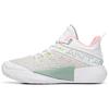 Attack 2 Comfortable Versatile Shock Absorbing Non-Slip Wear-Resistant Mid-Top Basketball Shoes Men Sneakers Gray White 112031107-3