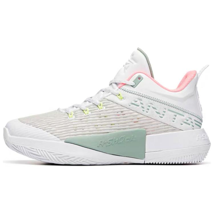 Anta Shock Wave 5 Men Basketball Shoes Black White 112031107-3 42.5