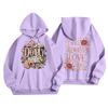 Women's Casual Loose Fit Pullover Hoodie with and Letter I Print