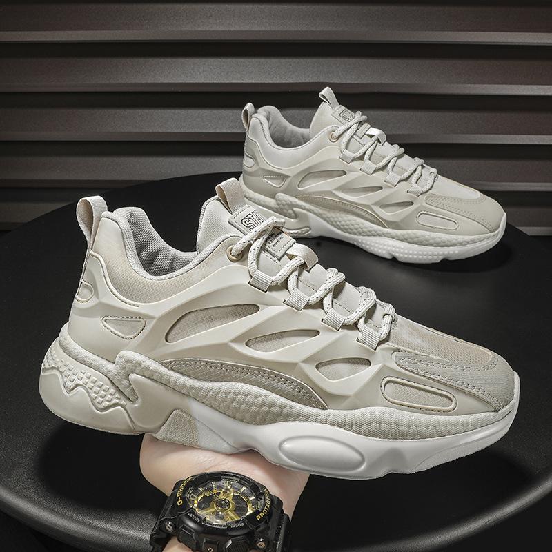 

Чисто черные мужские туфли для весенней работы на стройплощадке, нескользящие спортивные туфли с дышащей сеткой, повседневные, для страхования труда, для папы, модные туфли 44 абрикосовый