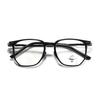 Ultralight TR90 Women's Fashion Polygon Eyeglass Frame with No-Feel Nose Pads, Prescription-Compatible, Large Face Fit