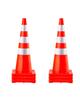 Safety Cones, 6 X 36" Traffic Cones, PVC Orange Construction Cones