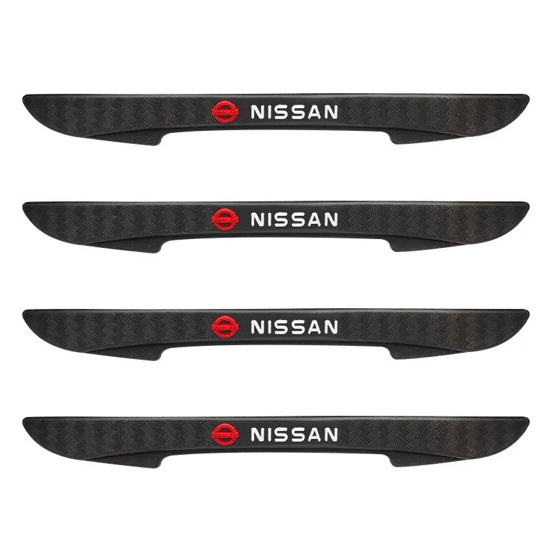 4Pcs Auto Car Door Edge Protection Guards Anti-collision Strip For Nissan Qashqai J10 J11 X Trail T32 T31 Tiida Juke Leaf Navara