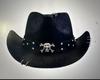 Western Suede Upturned Edge Western Cowboy Hat Men's and Women's Outdoor Travel Hat Rolled Brim Ethnic Style Top Hat Felt Hat