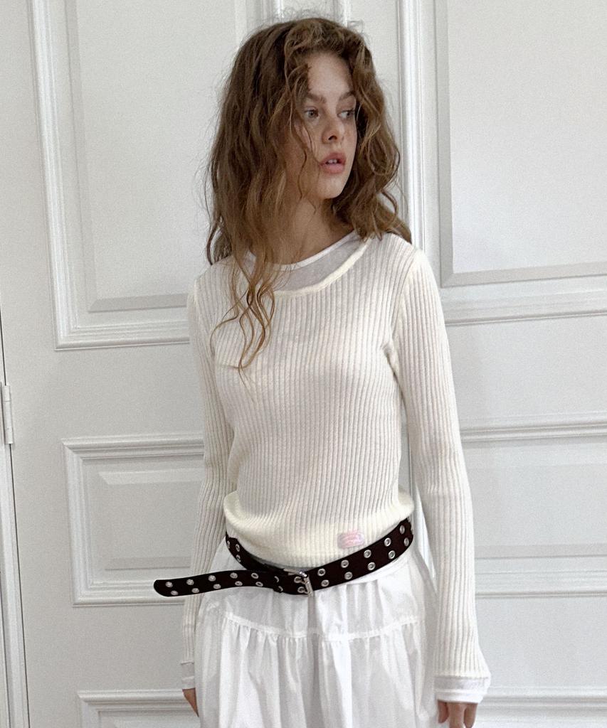 DELIDI Sarah T-Shirt (Ivory)