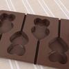 Two Hearts Lollipop Shape Silicone Chocolate Mold Tray for DIY Baking Decorating Candy Making Party Bar Kitchen Use Dishwasher