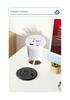 Recessed Round Desktop Power Socket with USB Charging, 60mm Hole