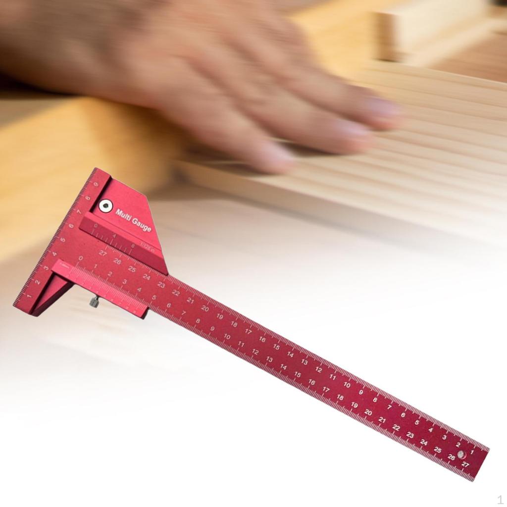 Carpenter Square Layout Tool Carpentry Ruler Lightweight Accurate Scribing Professional Retractable