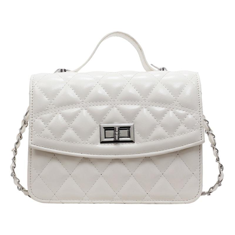 Summer Fashion Portable Diamond Chain Small Square Bag Women's Bag 2025 New Simple Multi-functional Backpack