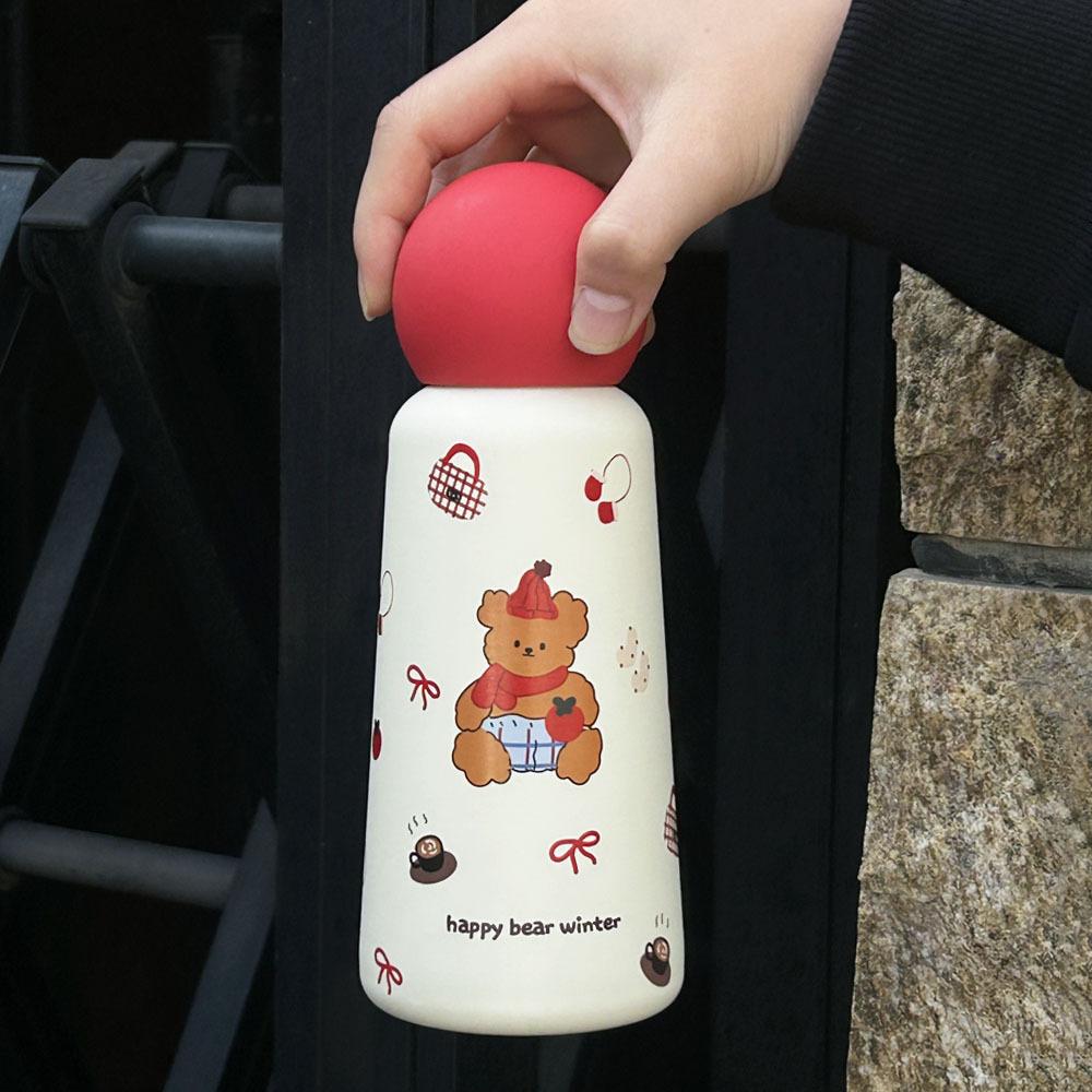350Ml Stainless Steel 316 Thermos Cup Creative Cute Student Children Portable Outdoor Sports Water Cup