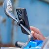 SP CONNECT Mirror Mount SPC+ | Motorcycle Mirror Smartphone Mount | 53136 Black/White