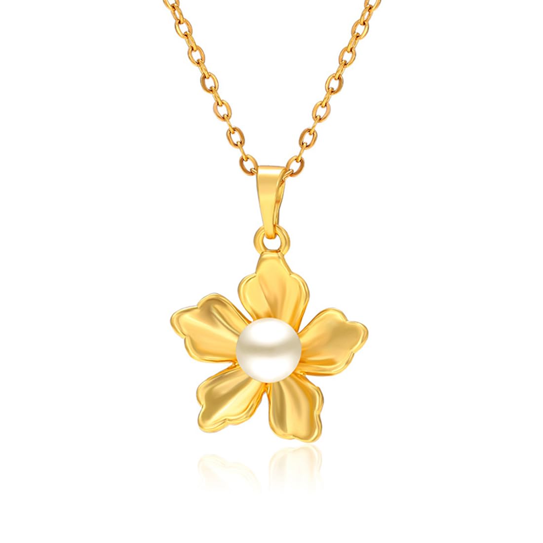 

18K Necklace for Women Solid Gold Chain Necklace Couple Present Necklace Birthday Gift [LDLTEGRM] Men s Women s
