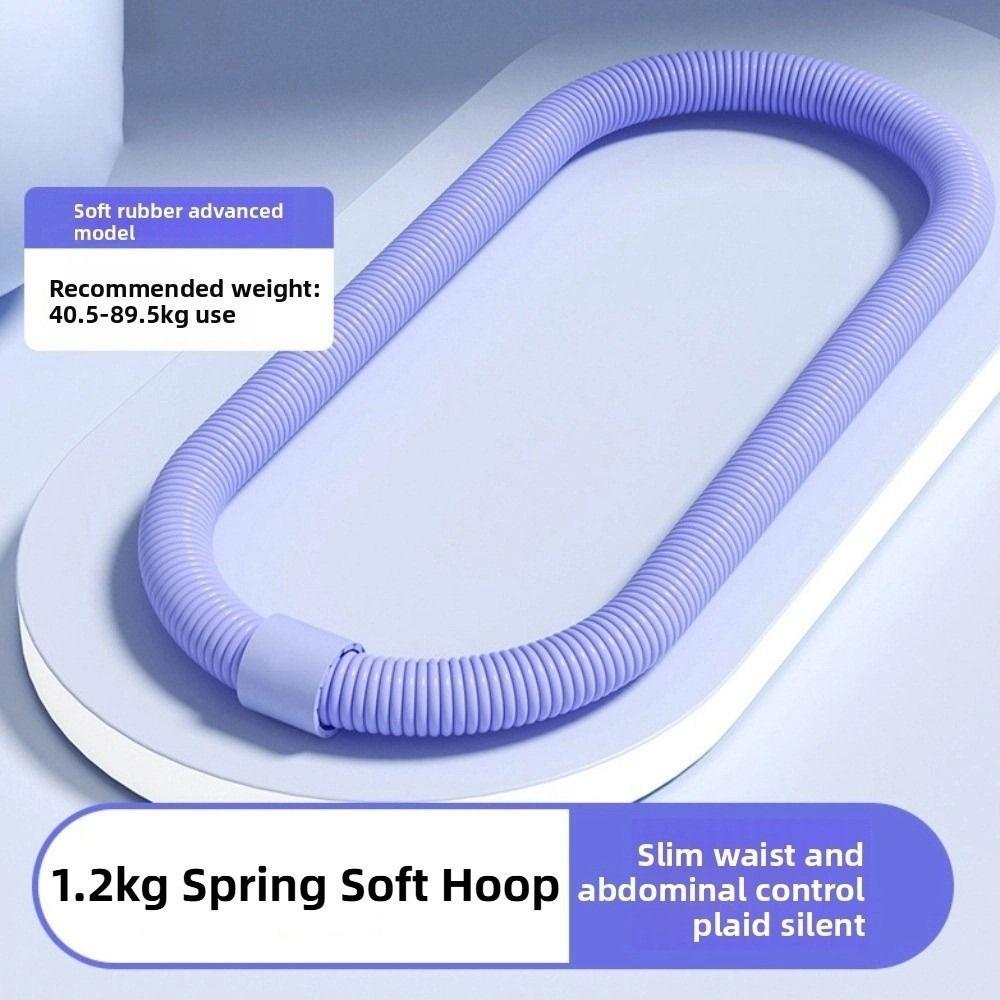 Without Harm Sports Hoop Waist Trainer Weighted Exercise Hoops  Waist-friendly Fitness